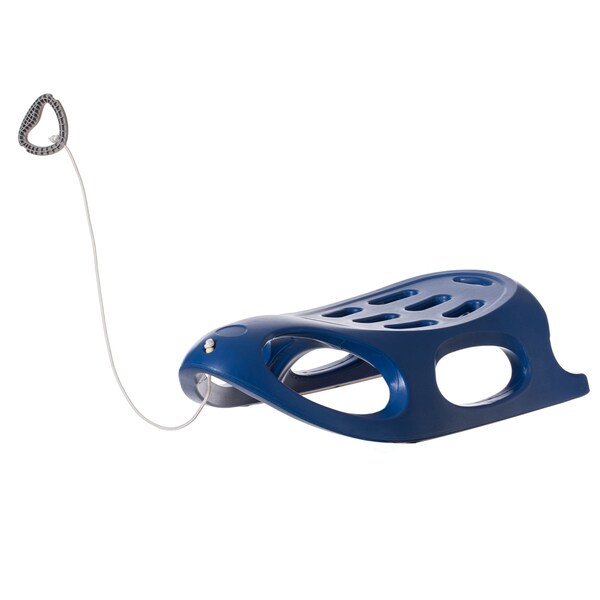 Gardenised Kids Winter Plastic Outdoor Snow Sleigh Ice Sled, Kids over 5 Years, Blue QI004217.BL - main